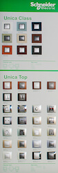 Стенд Schneider Electric. Образцы товаров Unica Class и Unica Top. Превью.