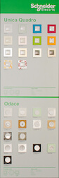 Стенд Schneider Electric. Образцы товаров Utica Quadro, Odace. Превью.