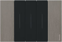 BTicino, Living Now, Цвет: Черный/Сталь