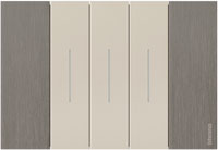 BTicino, Living Now, Цвет: Песочный/Сталь