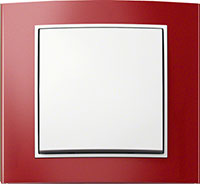 Berker B.3, Цвет: Красный/полярная белизна