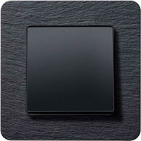 Berker Q.7, Сланец натуральный/Черный