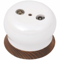 Телевизионная розетка Фаберже, Цвет: Перламутр