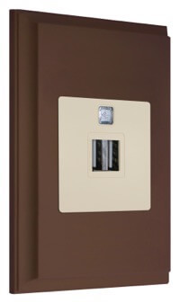 Розетка USB FEDE, Marco, Цвет: Moko