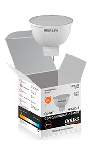 Лампа Gauss Elementary полусфера