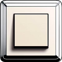 GIRA, ClassiX, Цвет: Хром/Кремовый