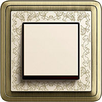 GIRA, ClassiX, Цвет: Бронза/Кремовый