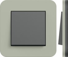 Gira, E3, Цвет: Серо-зеленый матовый / Основание антрацит