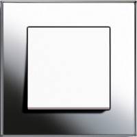 GIRA, Esprit, Цвет: Хром / Белый матовый