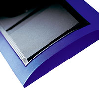 Выключатель Gira Event Opaque, Цвет рамки: Синий; Цвет вставки и клавиши: Антрацит