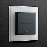 Сенсорный диммер, Gira Event Opaque, белый/антрацит