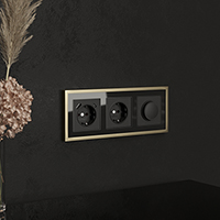 Werkel Baguette, цвет: черный/латунь