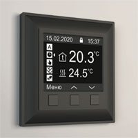 Терморегулятор Werkel Fiore, цвет: черный