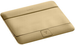 Legrand, DLP IP 40, Выдвижной розеточный блок, латунь