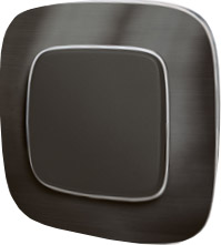 Legrand, Valena Allure, Цвет: Черная сталь - хром