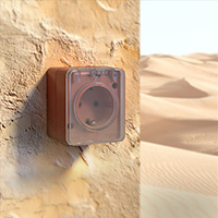 Розетка с крышкой, Schneider Electric, Atlas Design Profi 54, Цвет: Терракотовый