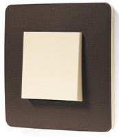 Schneider Electric, Unica Studio Color, Цвет: Шоколад/Бежевый