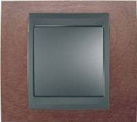 Schneider Electric, Unica Top, Цвет: Табачное дерево