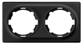 Рамка
Florence,  2 поста,   цвет - черный,  вертикальная,  горизонтальная,  пластмасса,  1E52201303,  2172829,  OneKeyElectro
 - PULSAL.RU