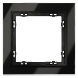 Рамкa
S70,  1 пост,   цвет - черное стекло,  вертикальная,  горизонтальная,  стекло,  VLS110108,  Voltum
 - PULSAL.RU