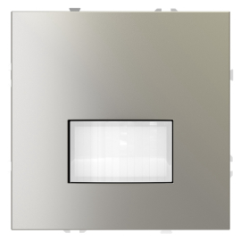 Датчик движения (макс. 300 Вт, для LED макс. 200 Вт/ВА)
S70,  трехпроводный,   цвет - шелк,  пластмасса,  VLS070504,  Voltum
 - PULSAL.RU