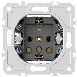 Механизм розетки
A07 NATURAL,  A07,  A07 WAVE,  S08,  A07 NATURAL ROUND,  со шторками,  с крышкой,  с заземлением,  одинарная,  винтовые клеммы,  DB18800,  Donel
 - PULSAL.RU