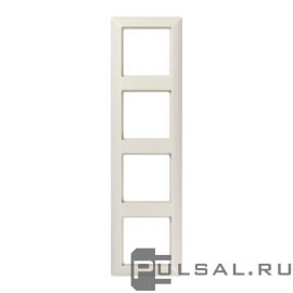 Рамка
AS 500,  4 поста,   цвет - слоновая кость,  вертикальная,  горизонтальная,  пластмасса,  AS584,  AS 584,  JUNG
 - PULSAL.RU