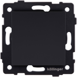 Выключатель с плоской клавишей
Aspekt,  Eleganz,  Reflex,  одноклавишный,  без подсветки,   цвет - черный матовый,  пластмасса,  REA-S-001BM,  Kollinger
 - PULSAL.RU