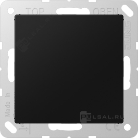 Заглушка
A VIVA,  A 550,  A flow,   цвет - черный матовый,  пластмасса,  A594-0SWM,  A 594-0 SWM,  JUNG
 - PULSAL.RU