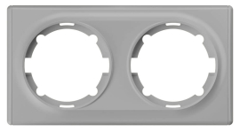 Рамка
Florence,  2 поста,   цвет - серый,  вертикальная,  горизонтальная,  пластмасса,  1E52201302,  2172852,  OneKeyElectro
 - PULSAL.RU