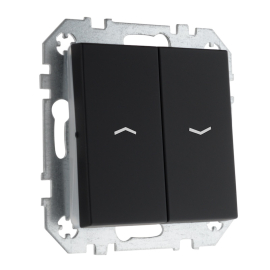 Выключатель для жалюзи
Epsilon,  Retro Liregus,  без фиксации,  без подсветки,   цвет - черный матовый,  пластмасса,  IJZ.10-001-01.R/SWM,  LIREGUS
 - PULSAL.RU