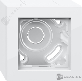 Корпус для накладного монтажа с установочной рамкой
E2,   цвет - белый глянцевый,  пластмасса,  106129,  1061 29,  Gira
 - PULSAL.RU