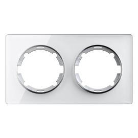 Рамка
Garda,  2 поста,   цвет - белое стекло,  горизонтальная,  стекло,  2E52201300,  2234925,  OneKeyElectro
 - PULSAL.RU