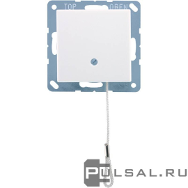 Выключатель со шнурком
A VIVA,  A creation,  A 550,  A flow,  AS 500,  AS 500 Ударопрочная,  ECO profi и ECO profi Standart,  ECO profi design (ECO Profi Deco),  без подсветки,   цвет - белый,  пластмасса,  A506BFNUZWW,  A 506 BF NUZ WW,  JUNG
 - PULSAL.RU