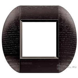 Рамка овальная
LivingLight,  1 пост,   цвет - темный дуб,  горизонтальная,  дерево,  LNB4802LRW,  BTicino
 - PULSAL.RU