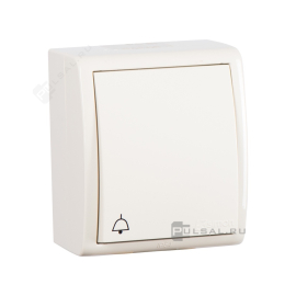 Кнопка Н.О. с символом «звонок»
Simon 15 Aqua,  одноклавишный,  с подсветкой,   цвет - слоновая кость,  пластмасса,  IP 54,  1594160-031,  Simon
 - PULSAL.RU