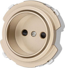 Розетка 
Байкал,  со шторками,  без заземления,  одинарная,  винтовые клеммы,   цвет - шампань,  пластмасса,  SQ1819-0508,  TDM
 - PULSAL.RU