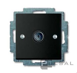 Розетка одиночная
Basic 55,  телевизионная (TV),  одинарная,   цвет - черный chateau,  пластмасса,  1743-01-95-507,  2CKA001724A4313,  ABB
 - PULSAL.RU