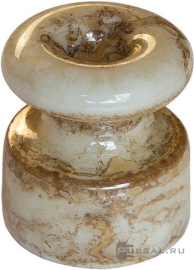 Изолятор для наружного монтажа витого провода (упаковка 50 шт)
Лизетта,  Лизетта Декор,  Лизетта Эксклюзив,  Фаберже,   цвет - мрамор,  фарфор / керамика,  R-IZ-090-50,  R-IZ-090,  Bironi
 - PULSAL.RU