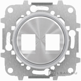 Накладка, кольцо "хром"
SKYmoon,  двойная,   цвет - нержавеющая сталь, хром,  металл,  8618.2 CR,  2CLA861820A1401,  ABB
 - PULSAL.RU