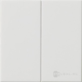 Накладка 2-х клавишная для диммера и выключателя System 3000
Studio,  Standard 55,  E2,  E3,   цвет - белый глянцевый,  пластмасса,  536203,  5362 03,  Gira
 - PULSAL.RU