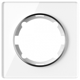 Рамка
Garda,  1 пост,   цвет - белое стекло,  вертикальная,  горизонтальная,  стекло,  2E52101300,  2234924,  OneKeyElectro
 - PULSAL.RU