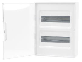 Щит (бокс) FRAME, FRAME, навесной, IP 40,  модулей - 24, пластмасса,  цвет - белый, F24W1WT, DKC - PULSAL.RU