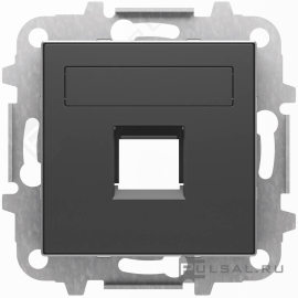 Накладка
SKY,  одинарная,   цвет - черный бархат,  пластмасса,  8518.1 NS,  2CLA851810A1501,  ABB
 - PULSAL.RU