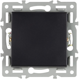 Перекрестный переключатель
PRESTO,  GLARE,  VERSA,  одноклавишный,  без подсветки,   цвет - черный,  пластмасса,  043719 ARL,  043719,  Аrlight
 - PULSAL.RU