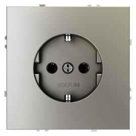 Розетка
S70,  без шторок,  с заземлением,  одинарная,  безвинтовые клеммы,   цвет - шелк,  пластмасса,  VLS040104,  Voltum
 - PULSAL.RU