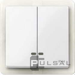 Клавиши
M-Smart,  M-Plan,  M-Elegance,  M-Pure,  M-Pure Decor,  двухклавишный,  с подсветкой,  с индикацией,   цвет - активный белый,  пластмасса,  IP 44,  MTN3424-0325,  MEG3424-0325,  Merten
 - PULSAL.RU