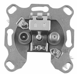 Розетка оконечная TV-SAT
Универсальные устройства и механизмы,  телевизионная (TV),  спутниковая (SAT),  двойная,  пластмасса,  DTS2E,  Donel
 - PULSAL.RU