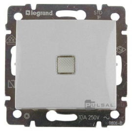 Переключатель
Valena,  одноклавишный,  с подсветкой,   цвет - алюминий,  пластмасса,  770126,  7 701 26,  Legrand
 - PULSAL.RU