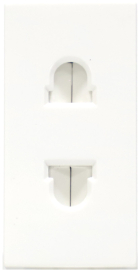 Розетка евро-американского стандарта
Лючки DDSB,  Лючки DFB,  со шторками,  без заземления,  одинарная,  безвинтовые клеммы,   цвет - белый,  пластмасса,  DF63W,  Donel
 - PULSAL.RU